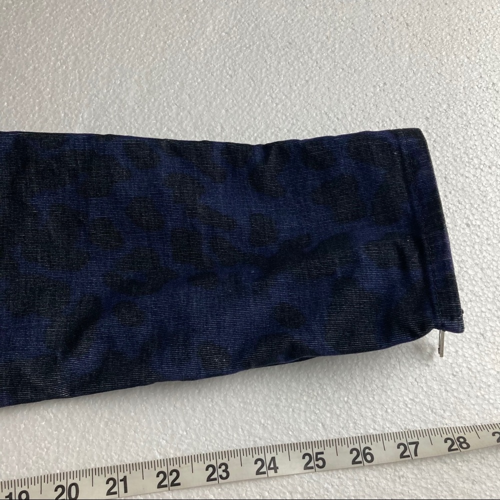 Sandro cheetah print corduroy Jeans Size 38 - Picture 9 of 9